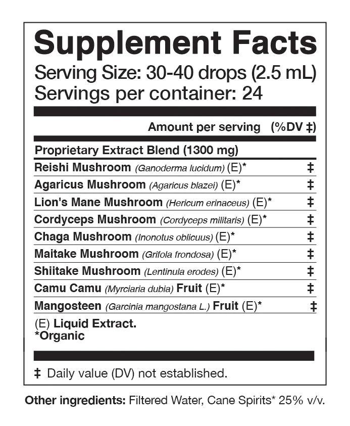 Organic Adaptogenic Tonic | 7 Mushrooms, Camu Camu, Mangosteen - Image 6