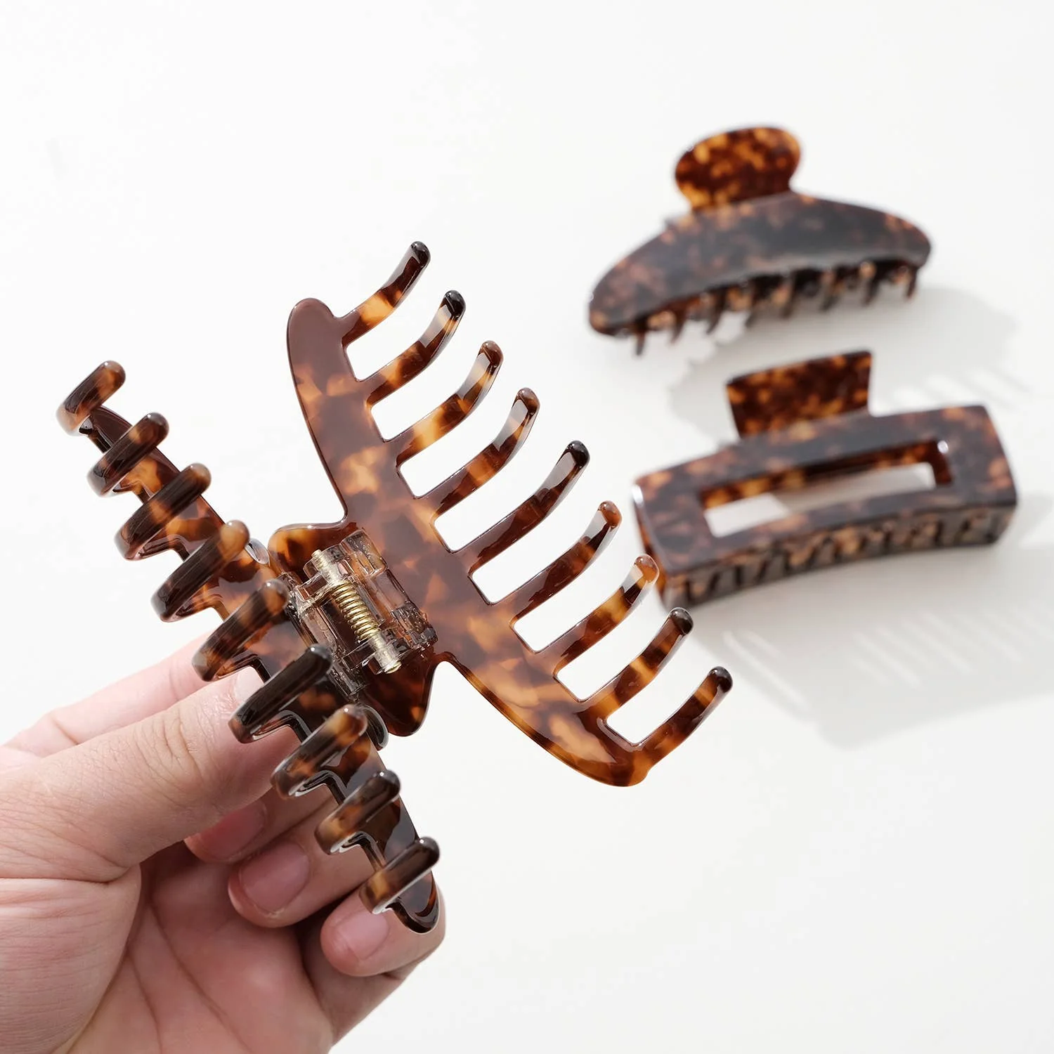 Deep Tortoise Large | Assorted Large Claw Clips - Image 10