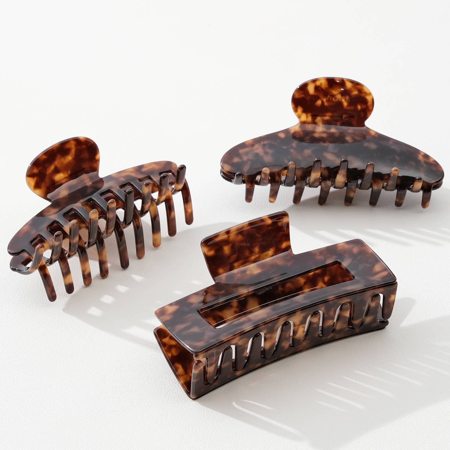 Deep Tortoise Large | Assorted Large Claw Clips - Image 2