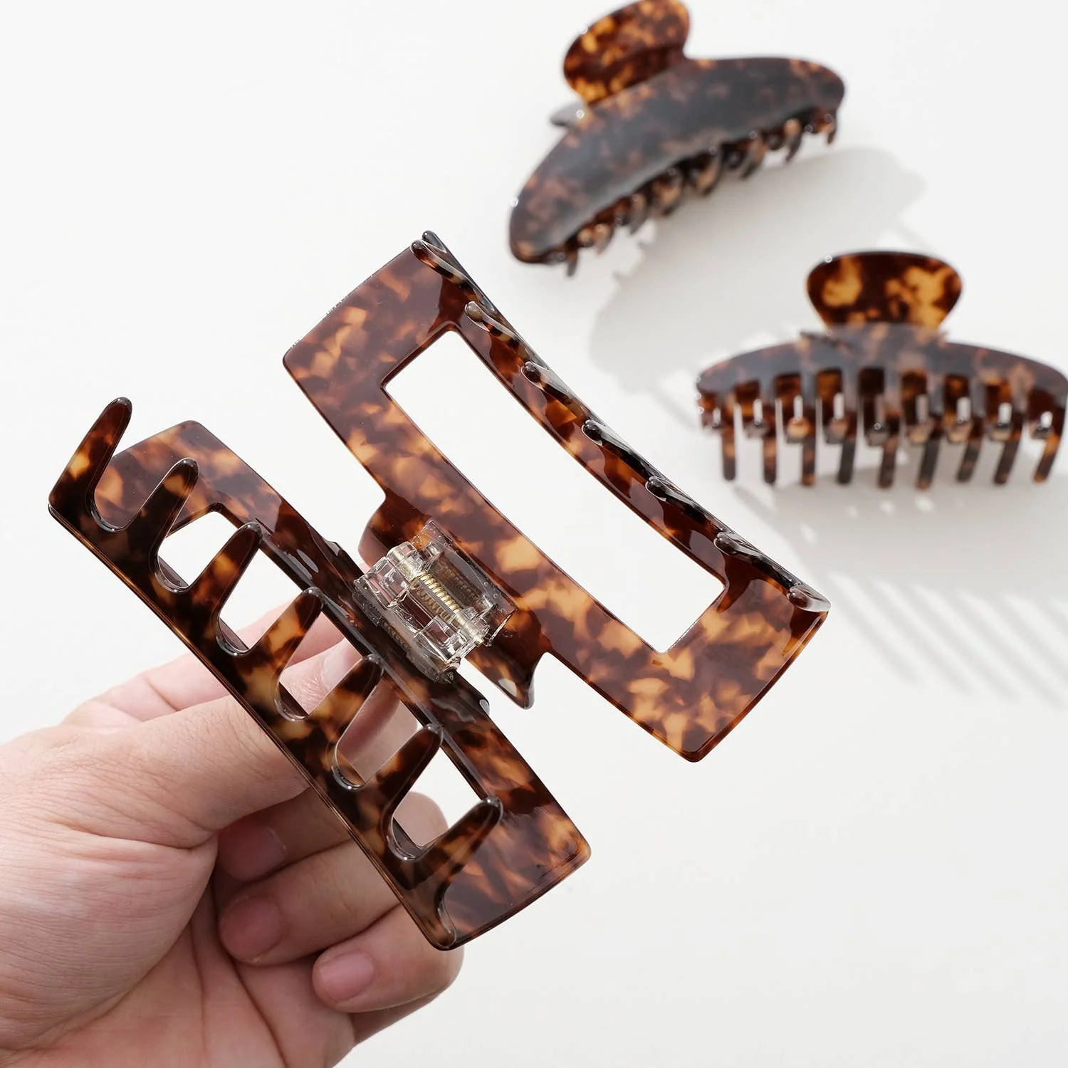 Deep Tortoise Large | Assorted Large Claw Clips - Image 8