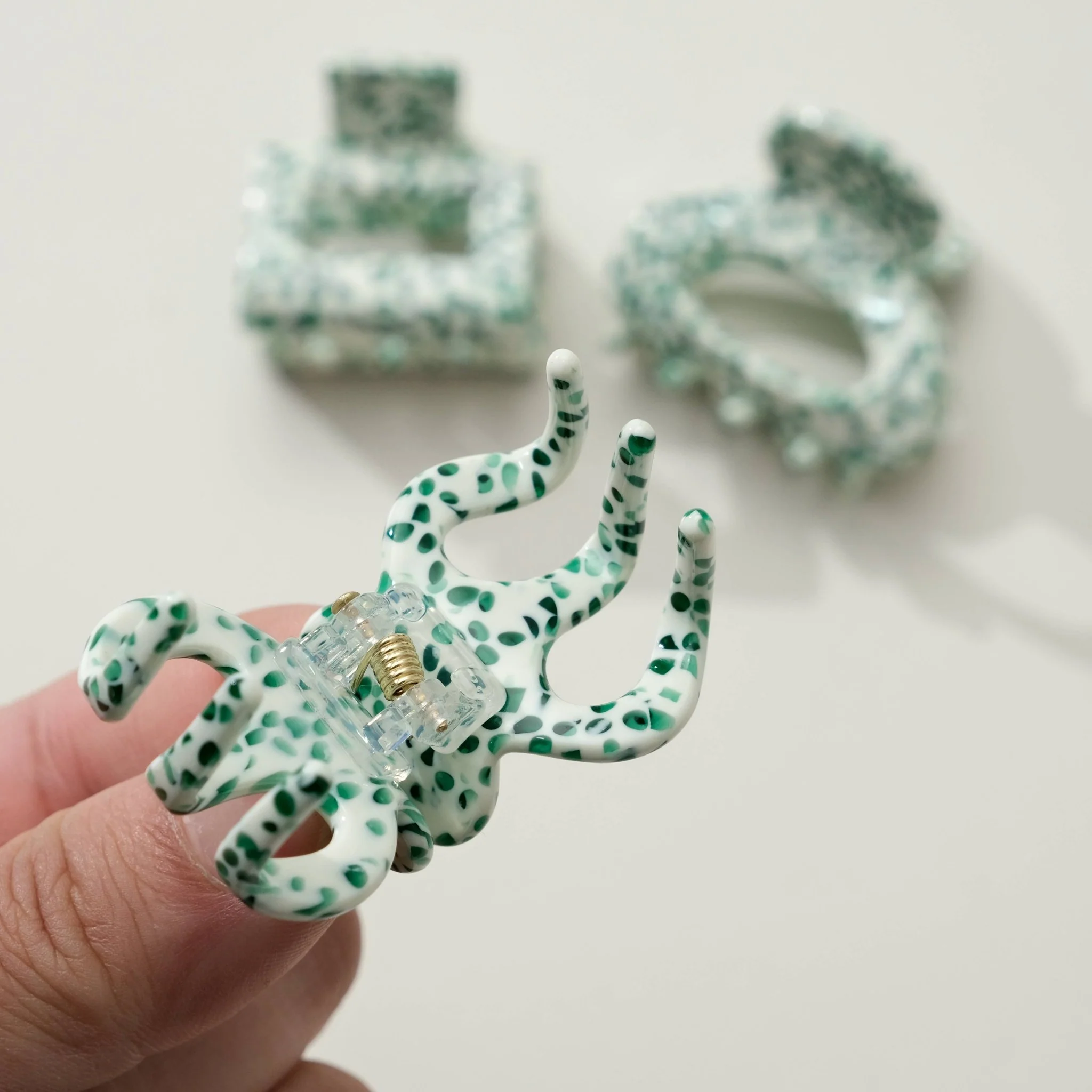 Fern Speckle | Mini Claw Clips - Image 5