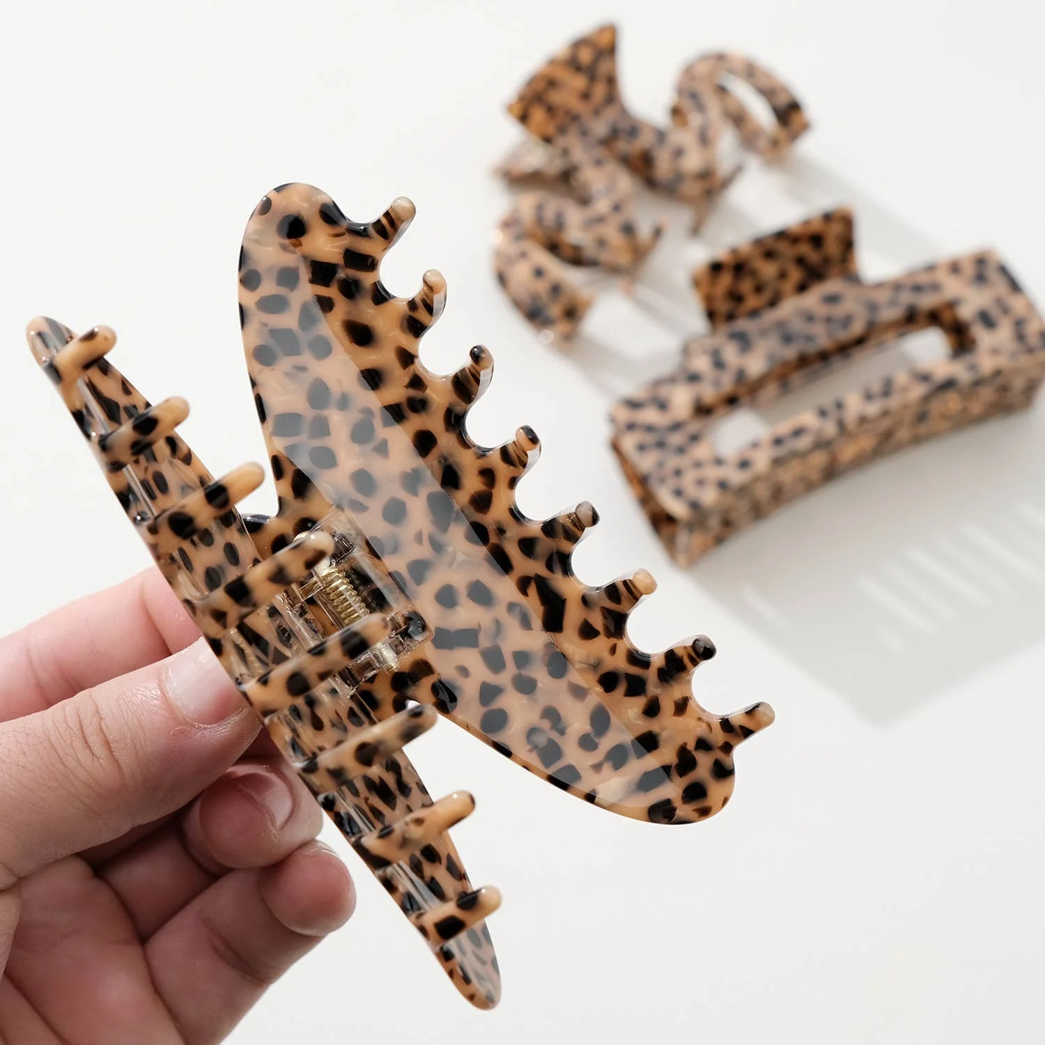 Wild Leopard Large | Assorted Large Claw Clips - Image 10