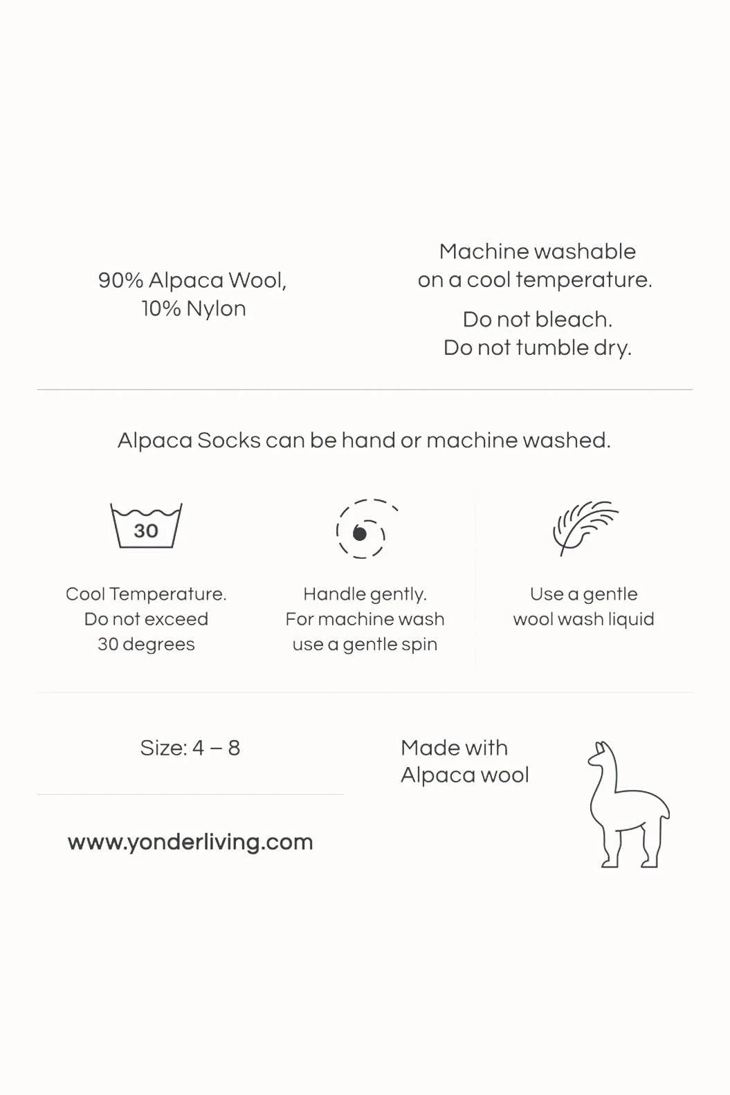 Alpaca Bed Socks | Blossom - Image 3
