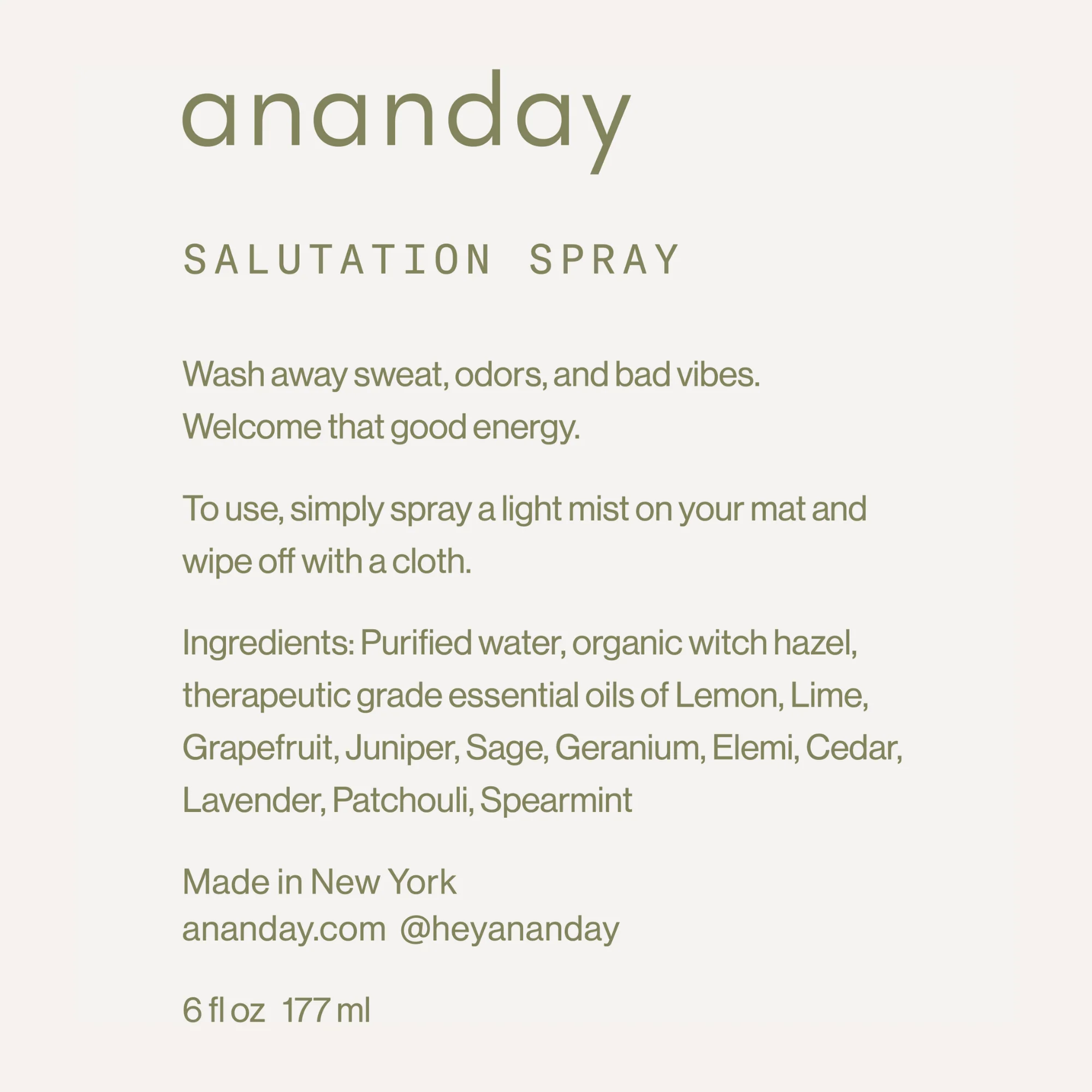 Sage & Citrus Yoga Mat Cleaner - Image 4