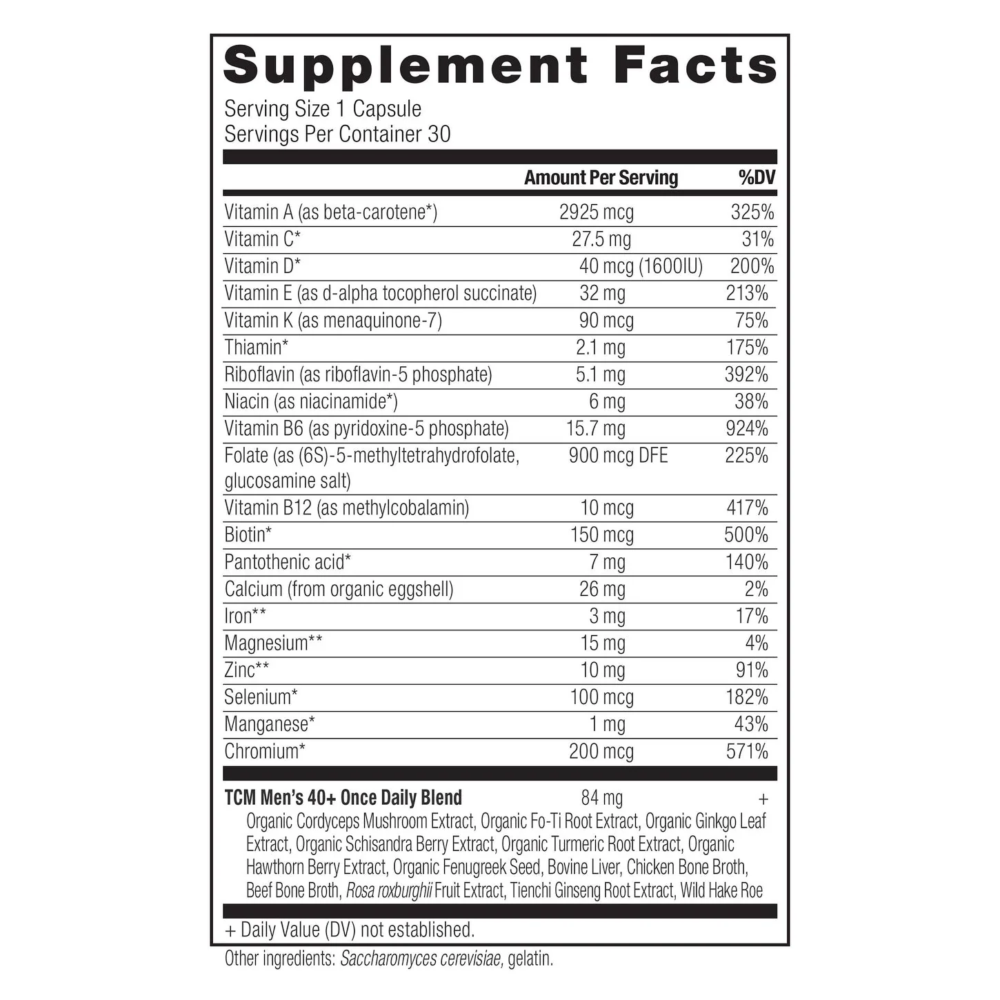 Ancient Multivitamin Men's 40+ TCM Once Daily - Image 4