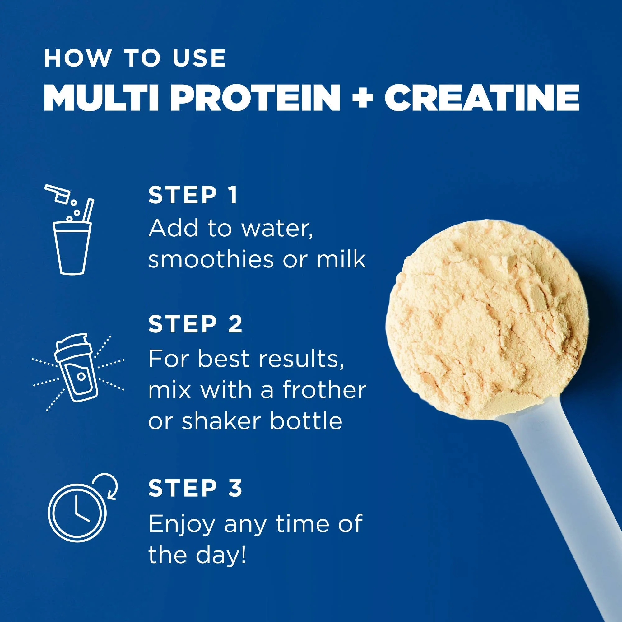 Multi Protein + Creatine | Powder Vanilla Bean - Image 10