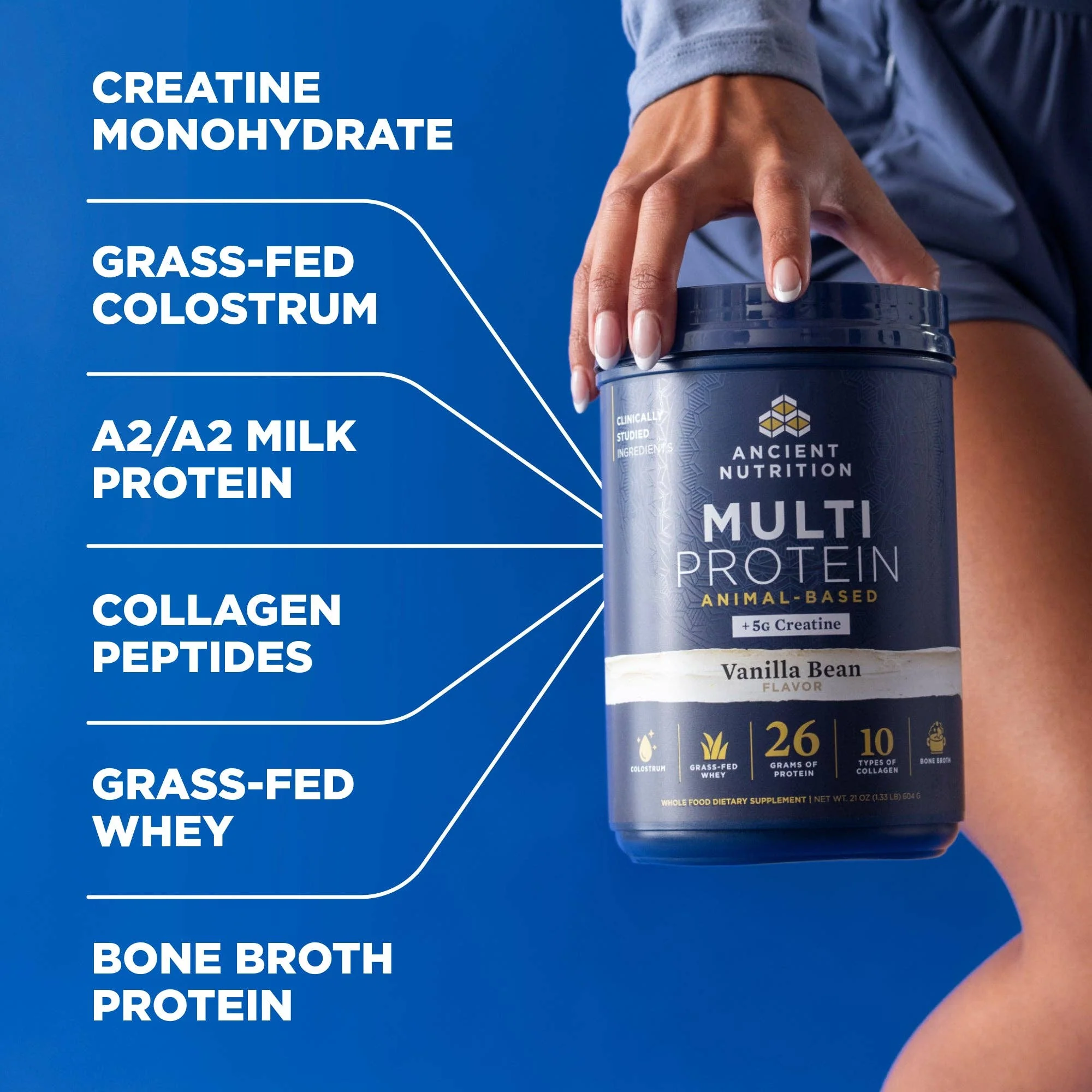 Multi Protein + Creatine | Powder Vanilla Bean - Image 5