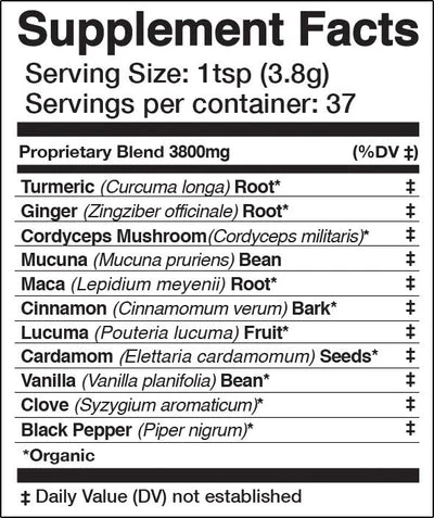 Golden Sun Milk | Energizing Adaptogenic Chai - Image 4