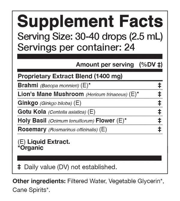 Organic Cerebrum Brain Tonic | Memory & Energy - Image 4