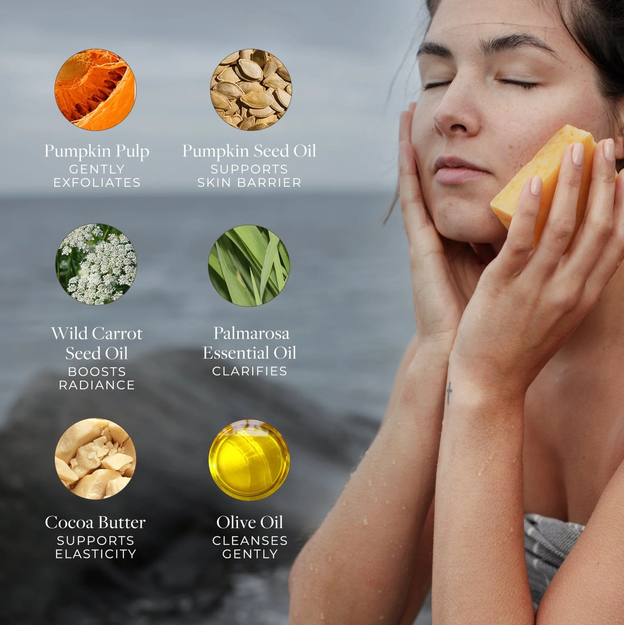 Pumpkin & Wild Carrot Brightening Cleanser - Image 5