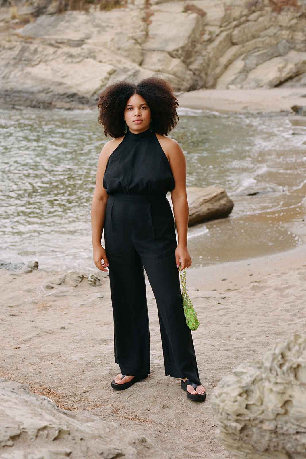 The Sofia Halterneck Jumpsuit - Image 3