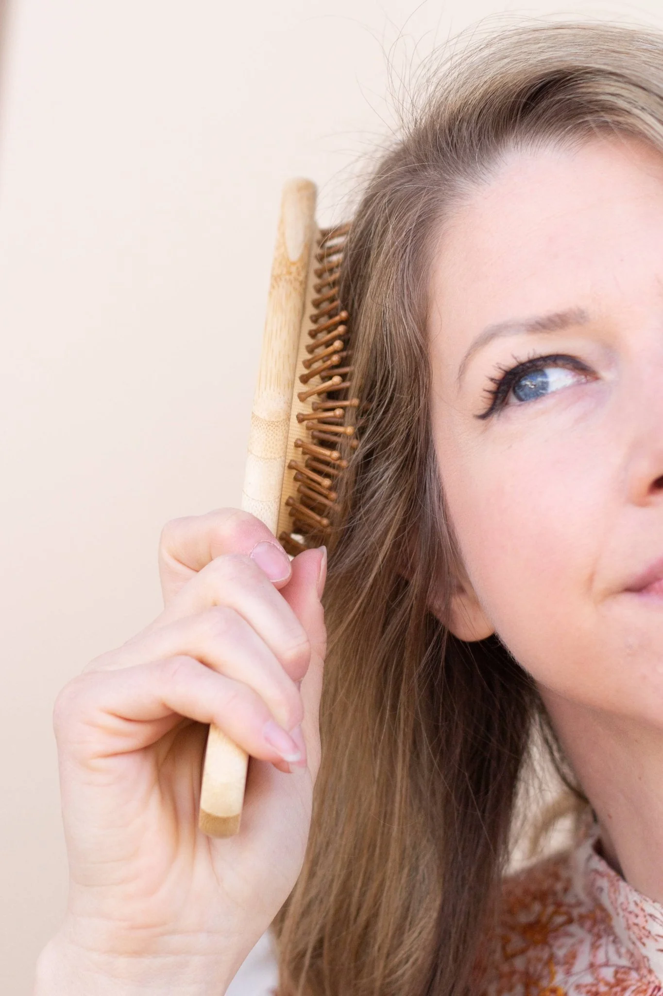 Bamboo Paddle Hairbrush - Image 2