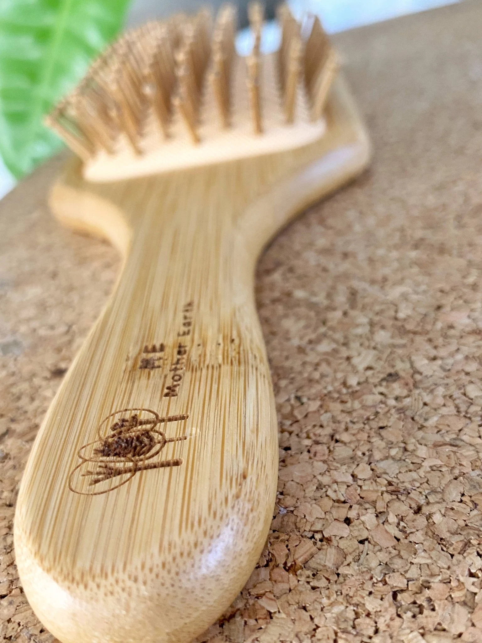 Bamboo Paddle Hairbrush - Image 3