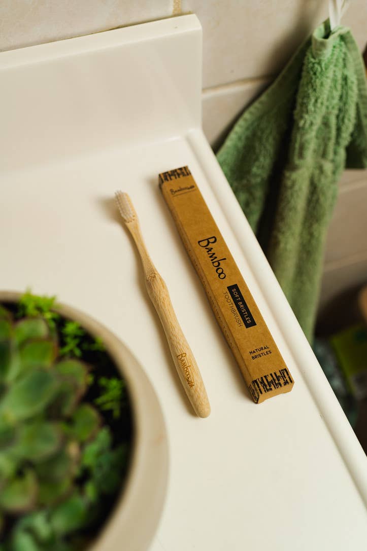 100% Compostable Bamboo Toothbrush - Image 2