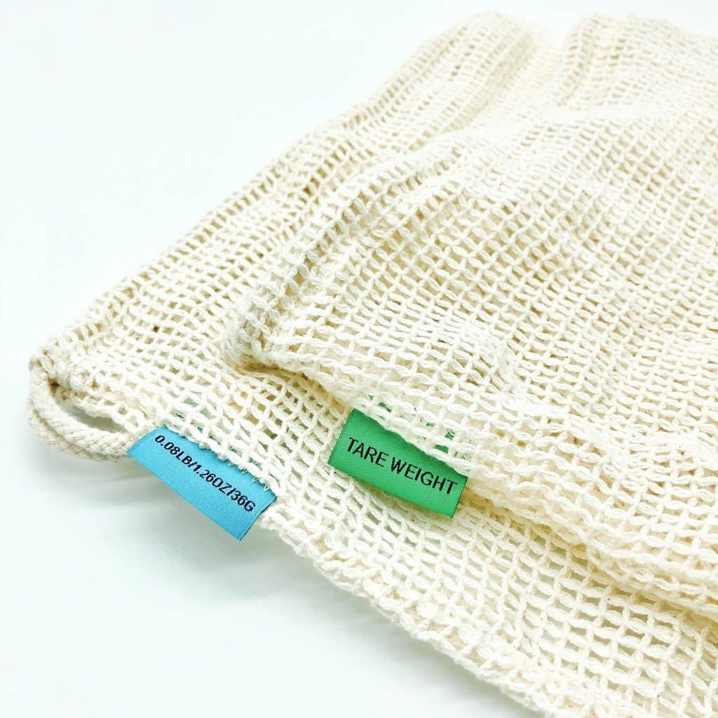 Organic Cotton Mesh Produce Bags | 2 Pack - Image 4