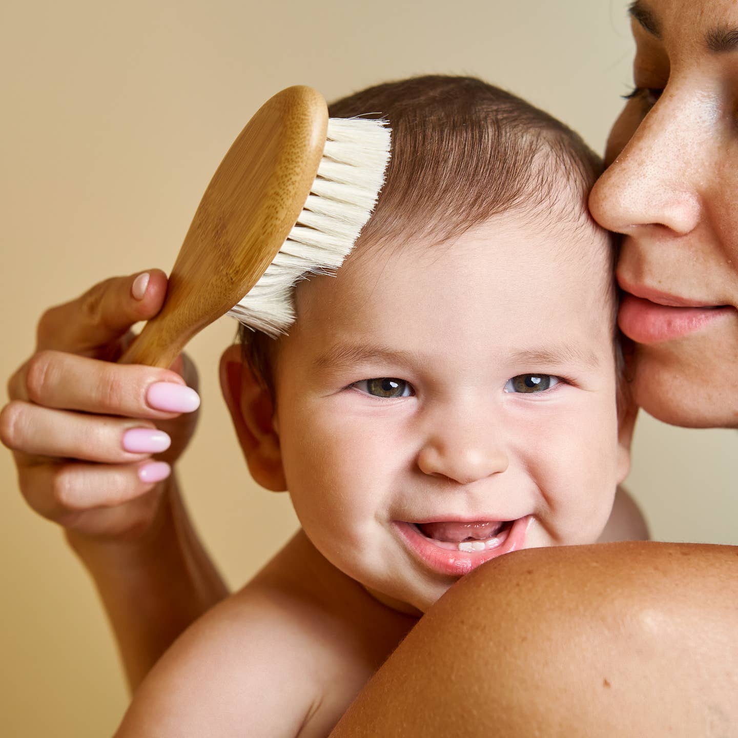 Bamboo Baby Hairbrush - Image 2