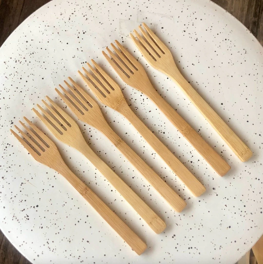 Bamboo Cutlery Set in Drawer Organizer - Image 3