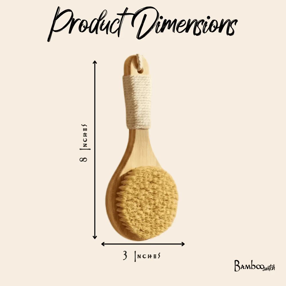Bamboo Mini Dry Brush - Image 3