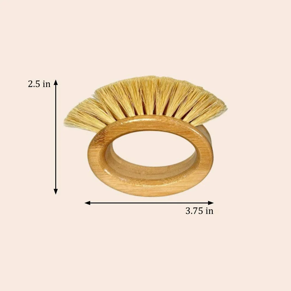 Bamboo Vegetable Cleaning Brush - Image 2