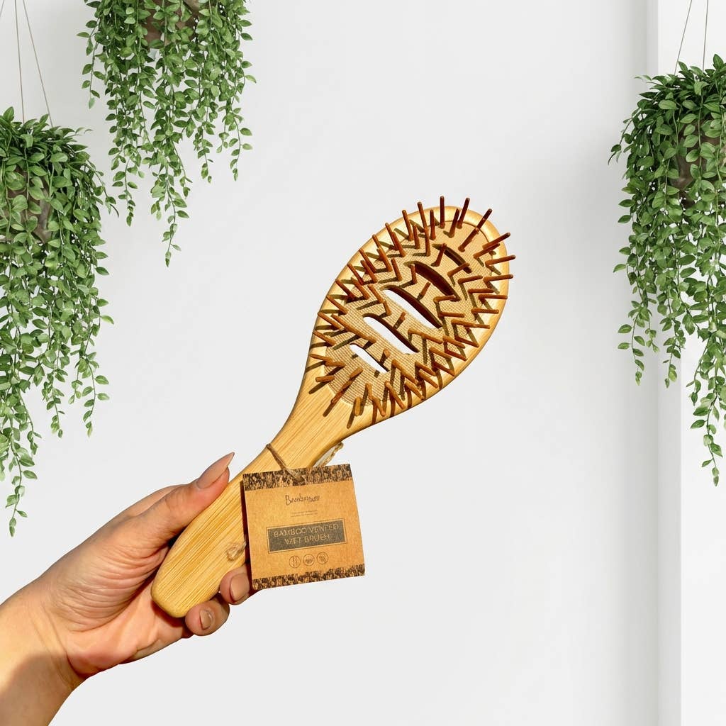 Bamboo Hairbrush | Vented - Image 2