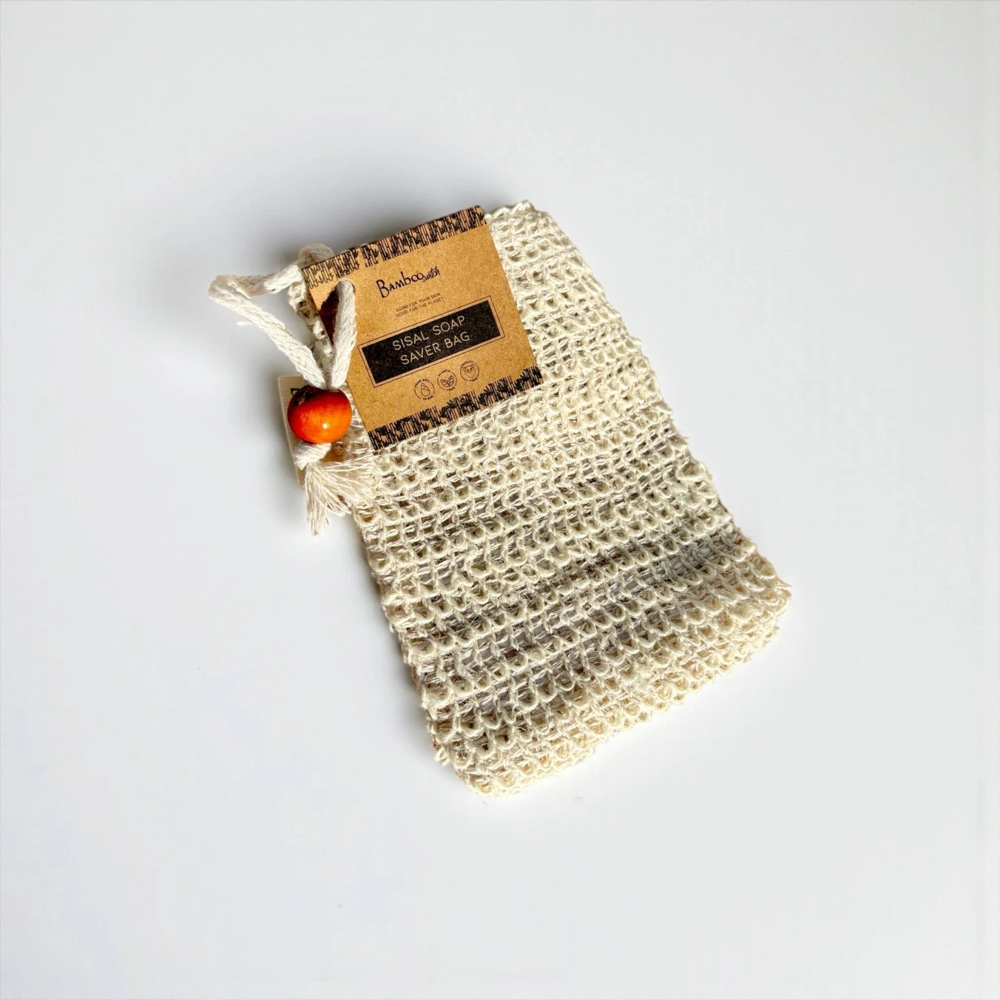 Compostable Sisal Soap Saver Bag - Image 2