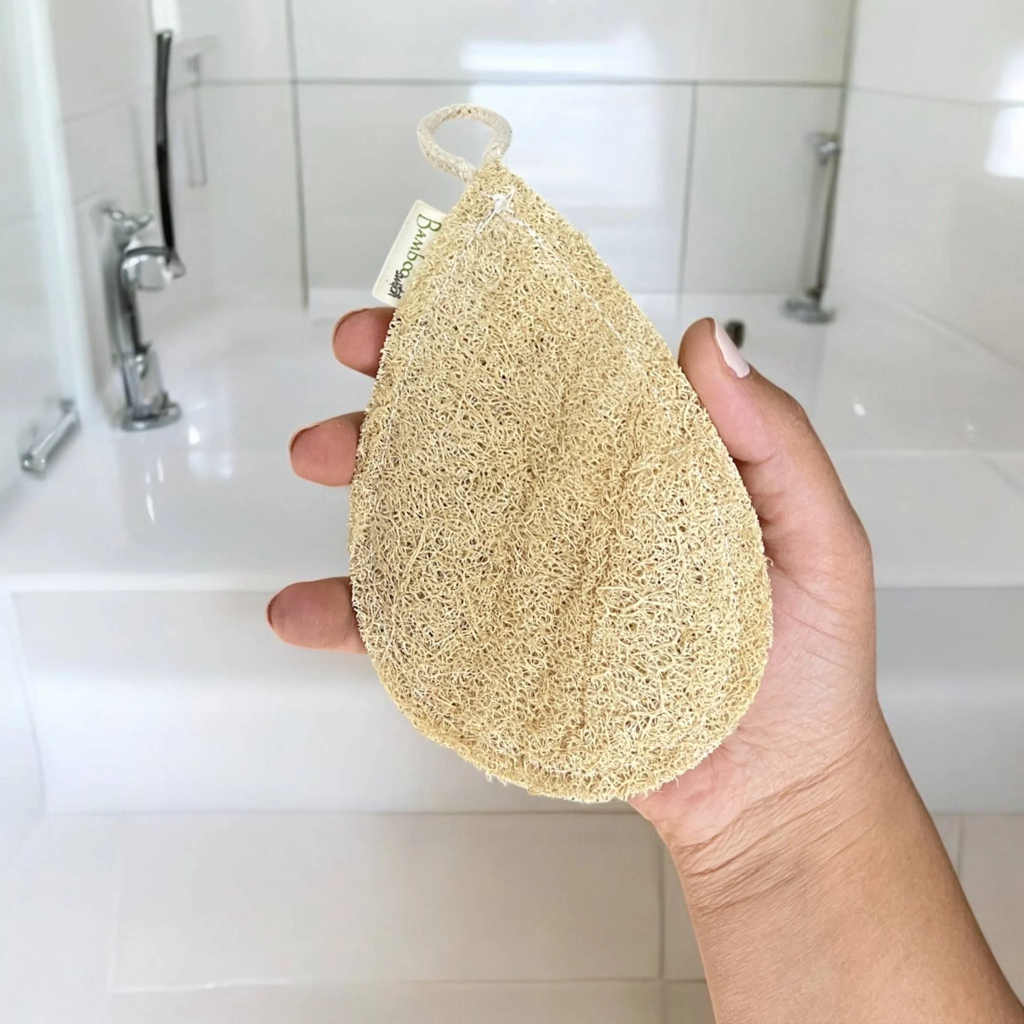 Large Exfoliating Loofah | Teardrop - Image 3