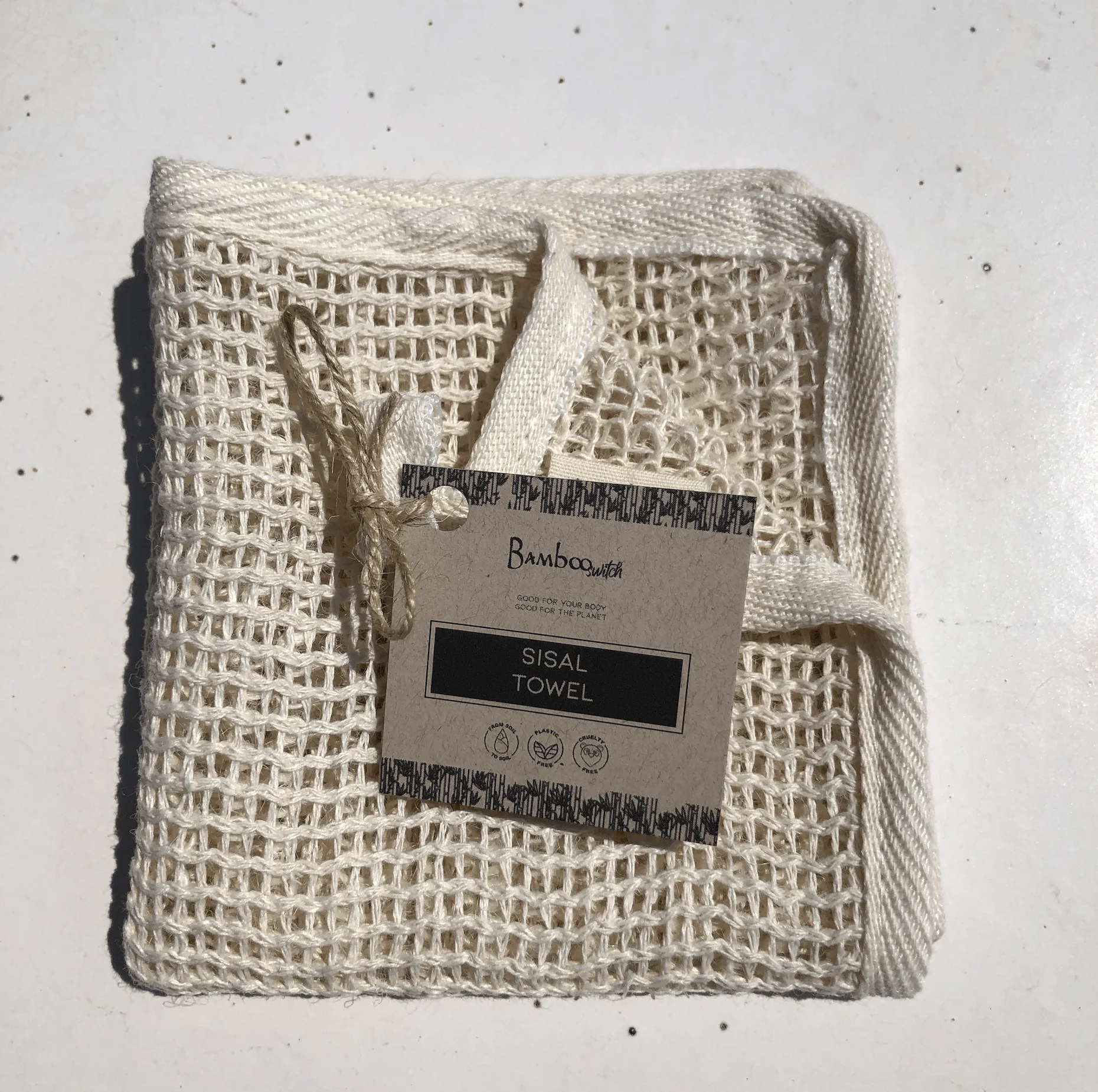 Sisal Exfoliating Body Towel - Image 3