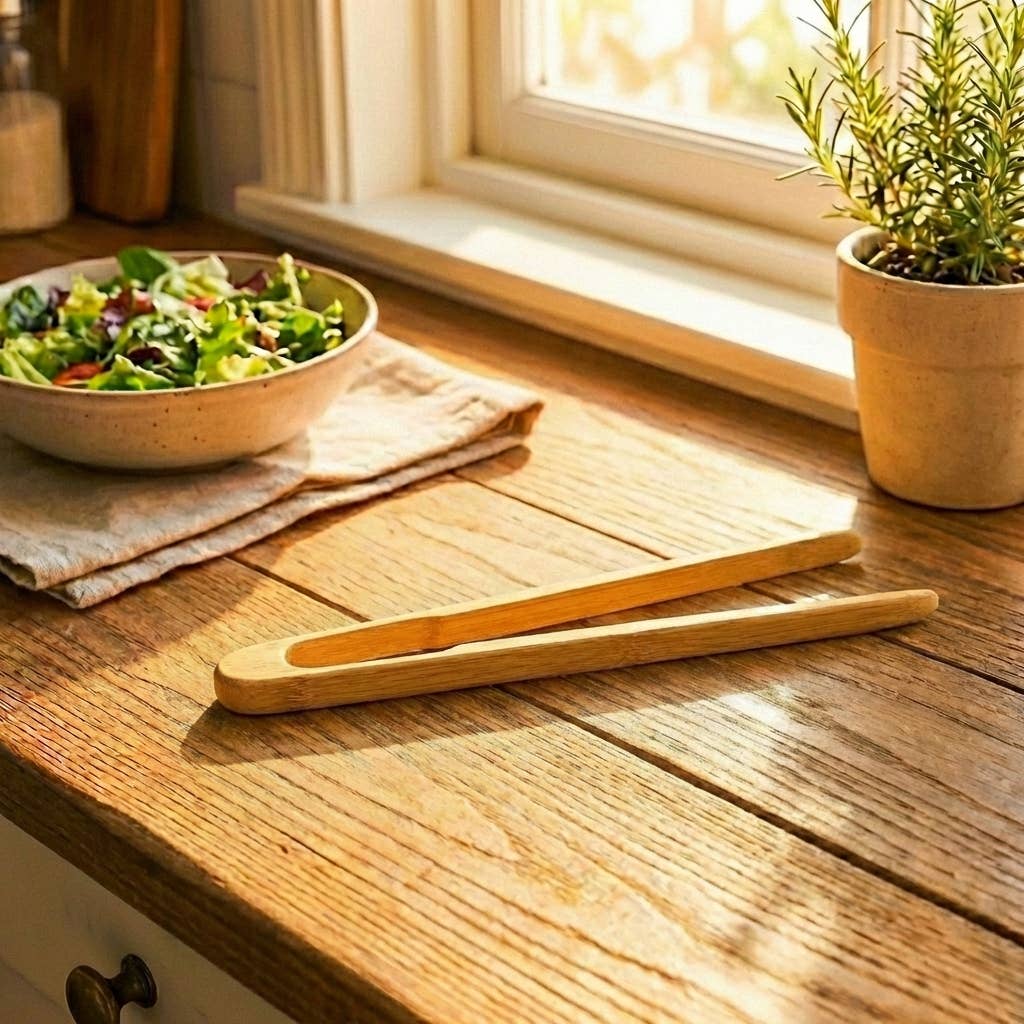 Sustainable Bamboo Tongs - Image 3
