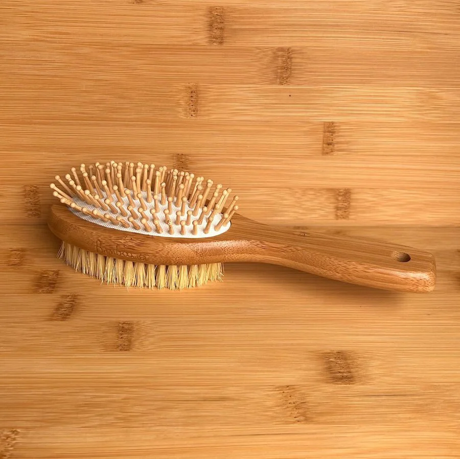 Bamboo Two-Sided Hairbrush - Image 2