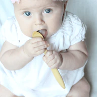 Organic Bamboo Baby's Feeding Spoons - Image 3