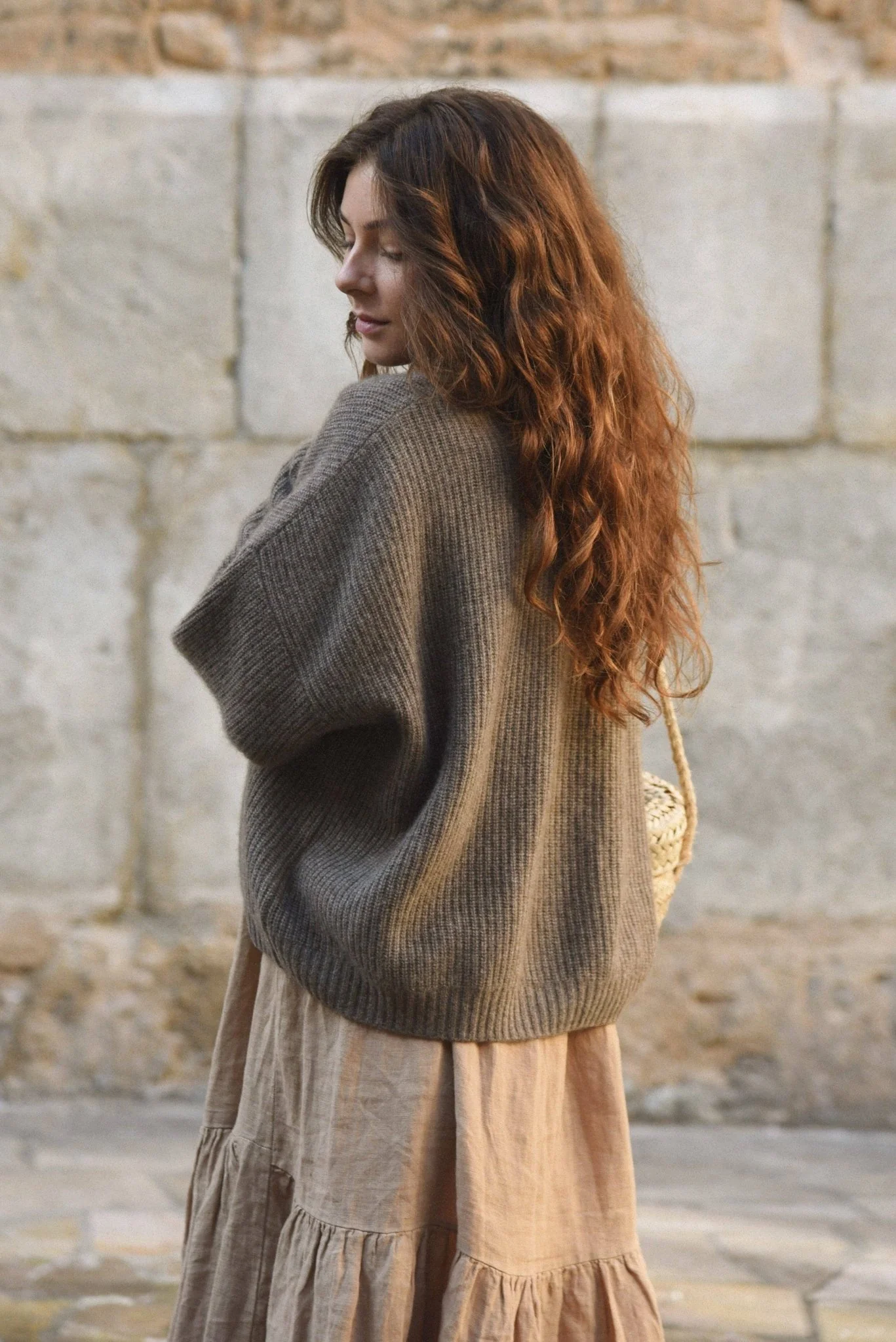 The Cashmere Muma Cardigan | Cafe - Image 3