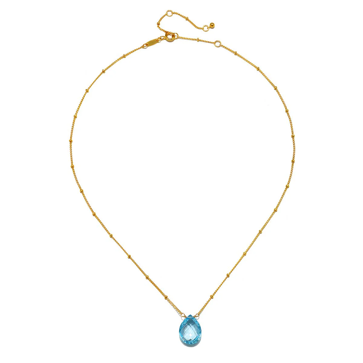 Blessed Abundance Blue Topaz Necklace - Image 3