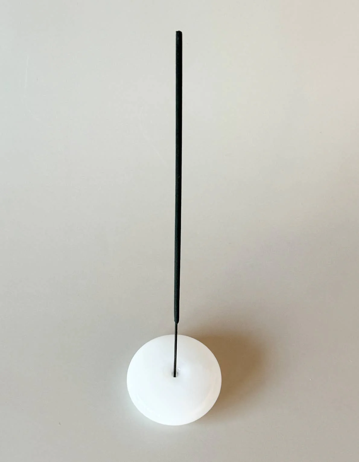 Bubble Incense Holder | White Milk Glass - Image 4
