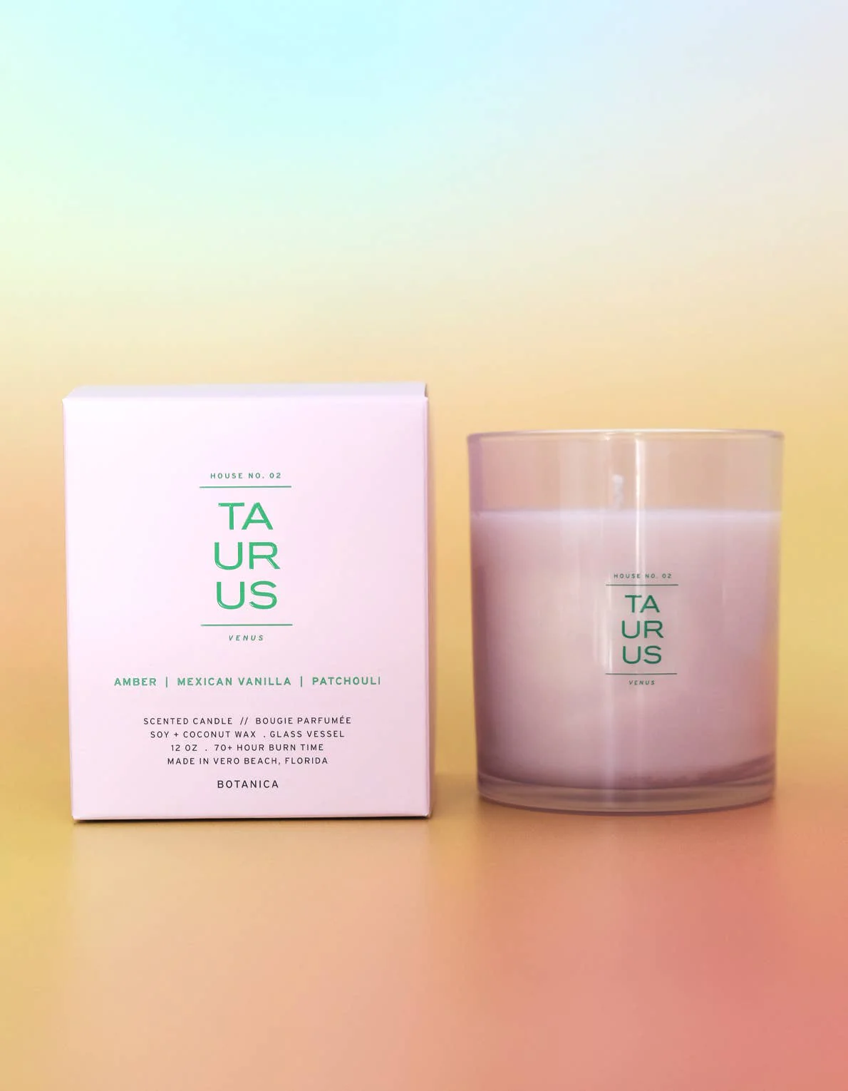 Taurus Zodiac Candle - Image 3