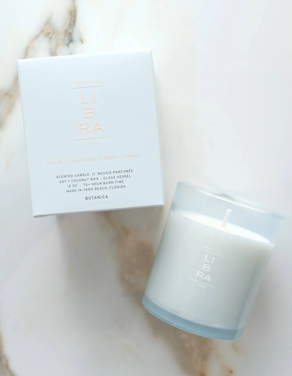 Libra Zodiac Candle - Image 3