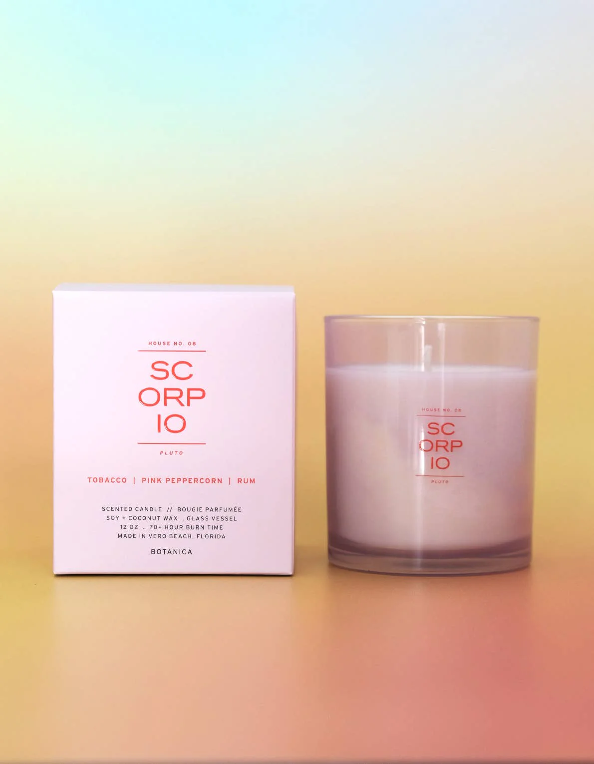 Scorpio Zodiac Candle - Image 3