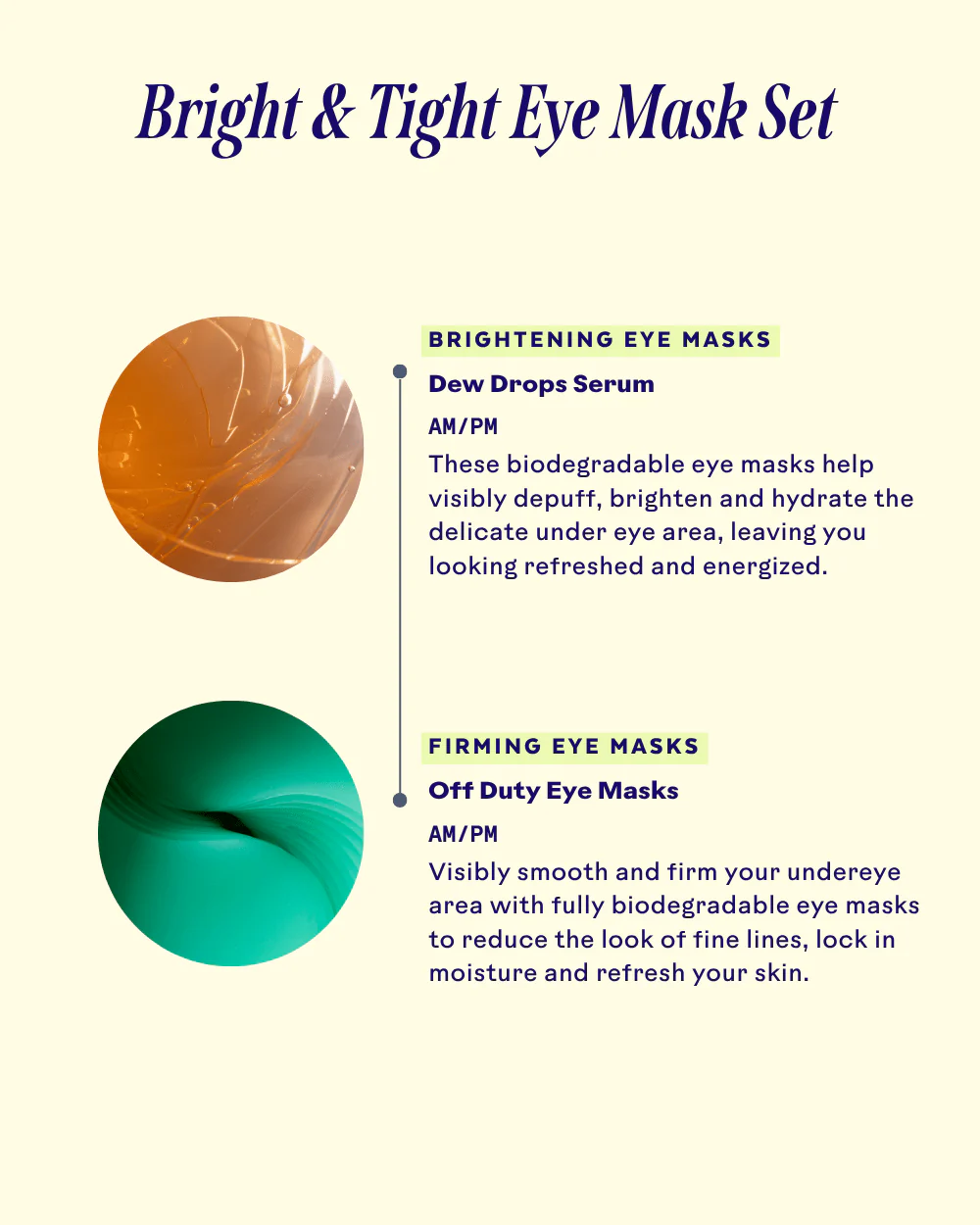 Bright & Tight Biodegradable Eye Mask Quartet - Image 2