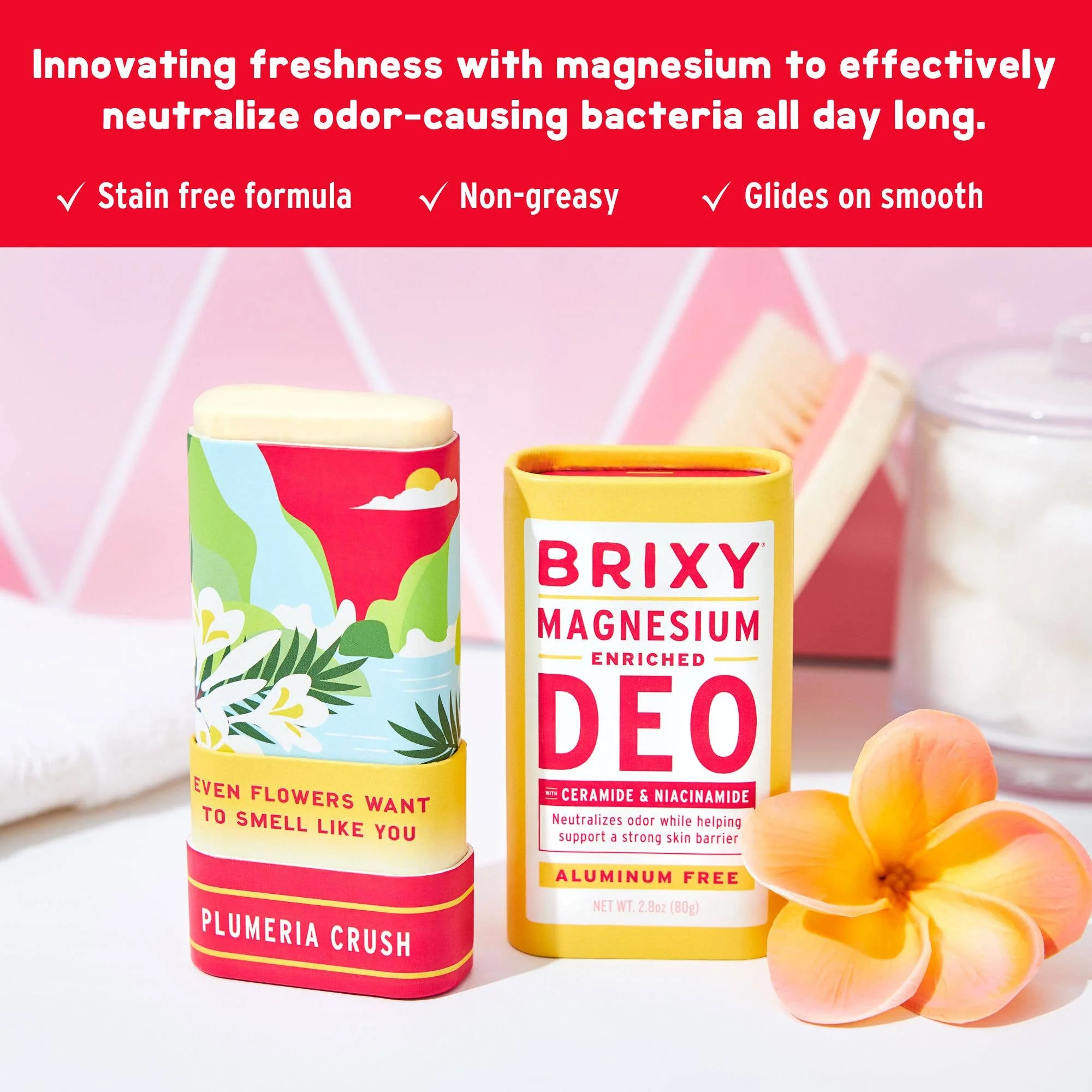 Magnesium Enriched Deodorant | Plumeria Crush - Image 3