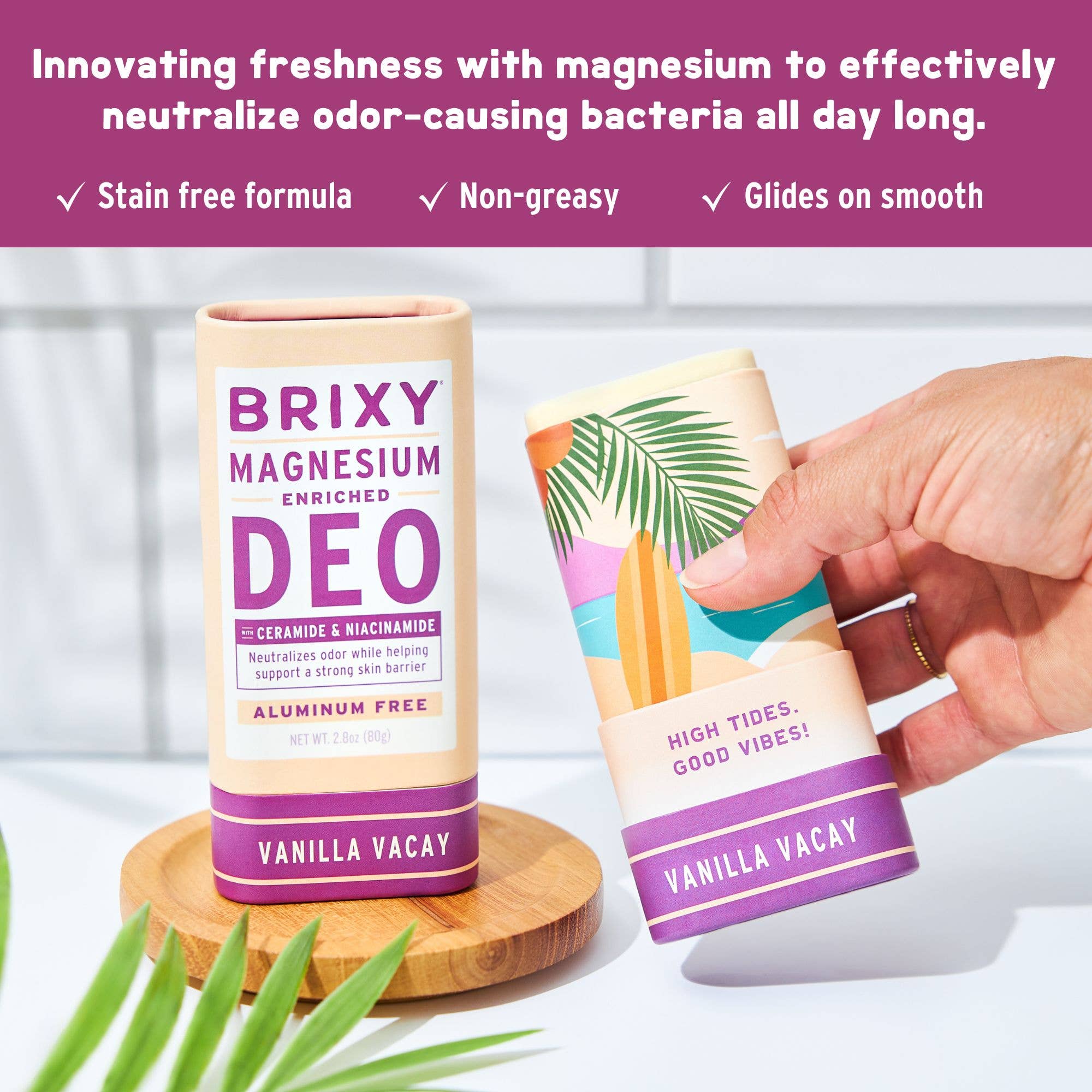 Magnesium Enriched Deodorant | Vanilla Vacay - Image 2
