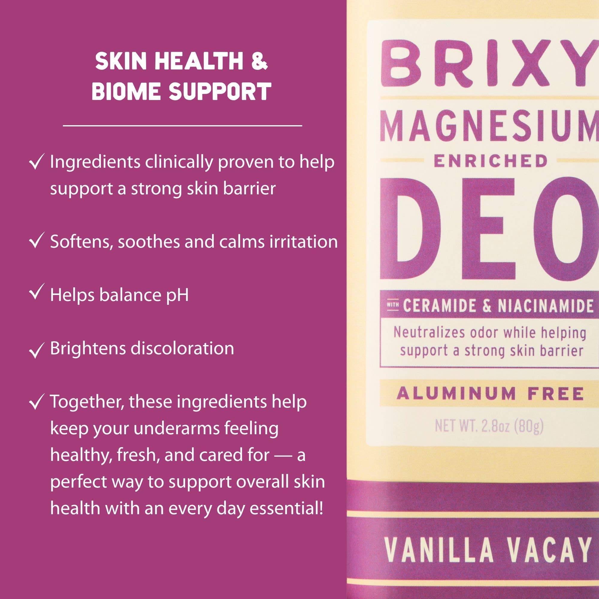 Magnesium Enriched Deodorant | Vanilla Vacay - Image 4
