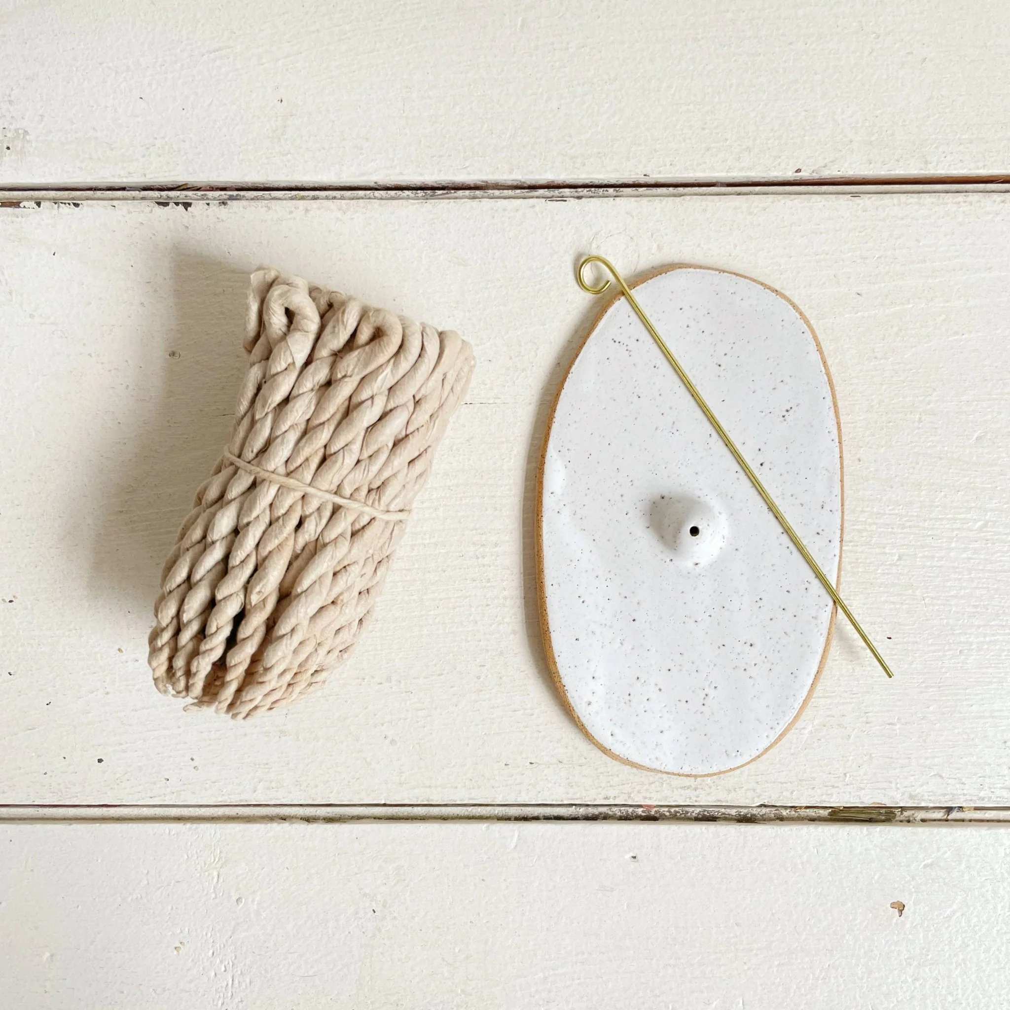 Ceramic Rope Incense Burner - Image 3
