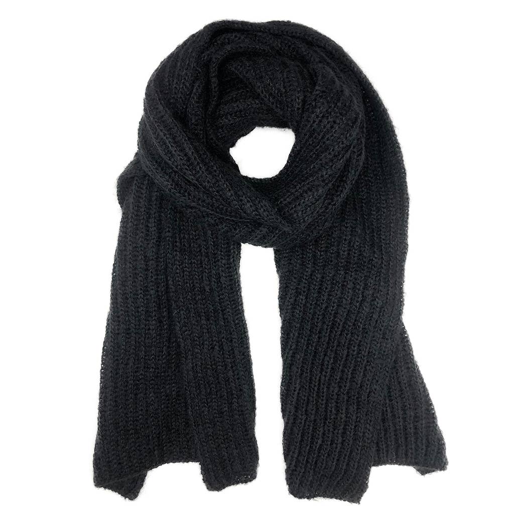 Chunky Knit Alpaca Scarf - Image 4