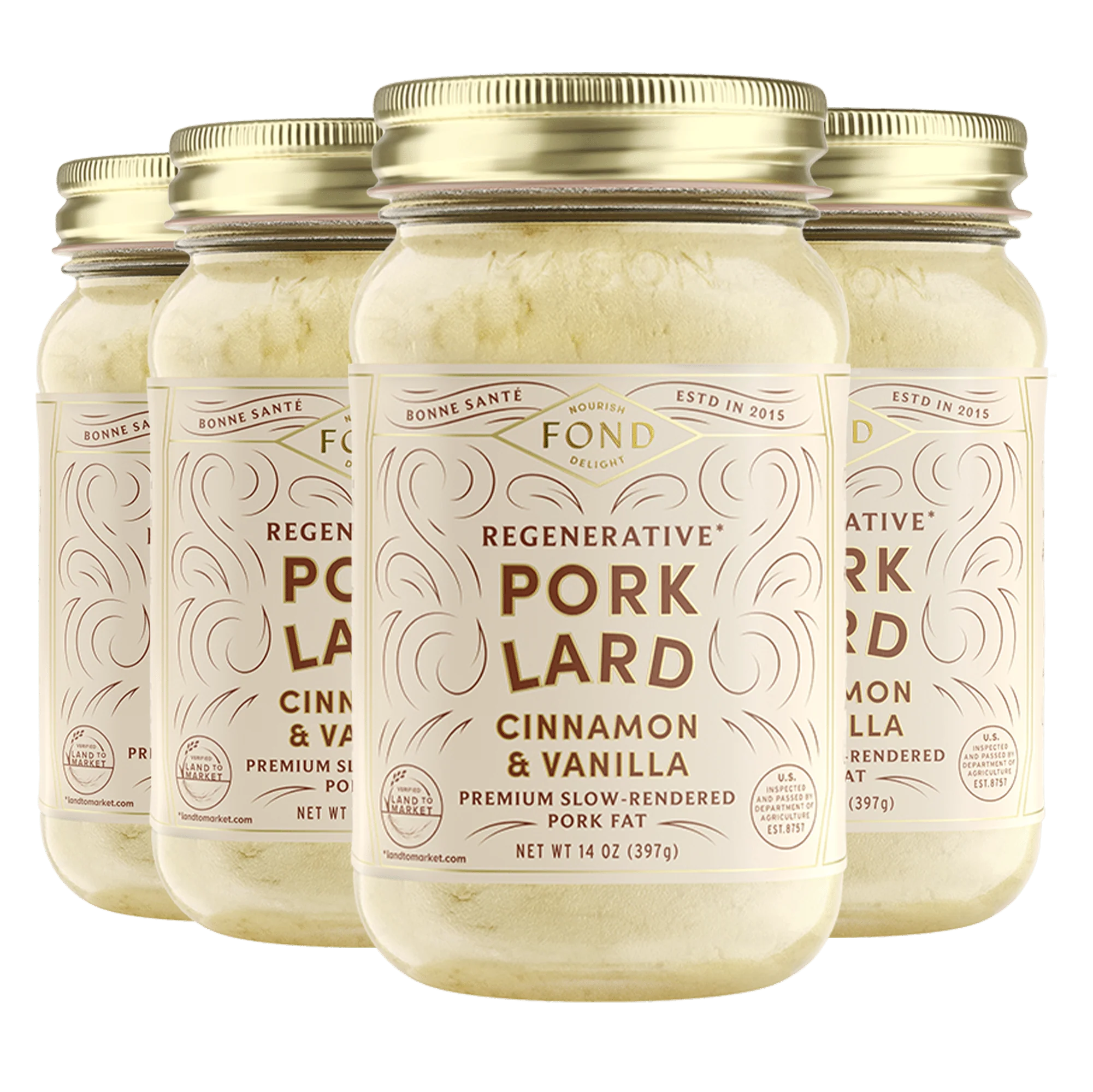 Cinnamon & Vanilla Regenerative Pork Lard - Image 3