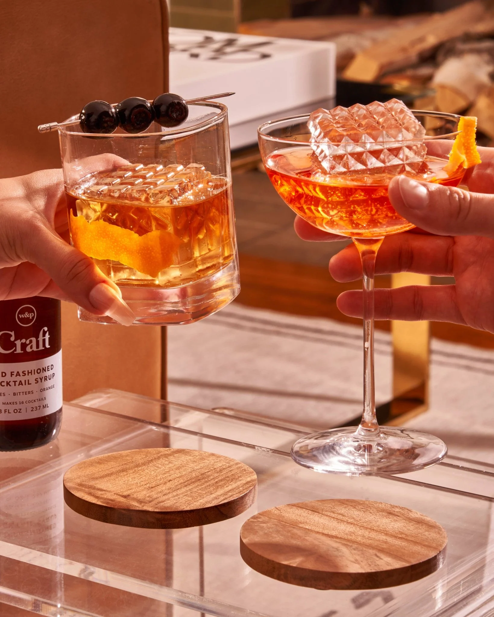 W&P Single Ice Prism Cocktail Mold - Image 3