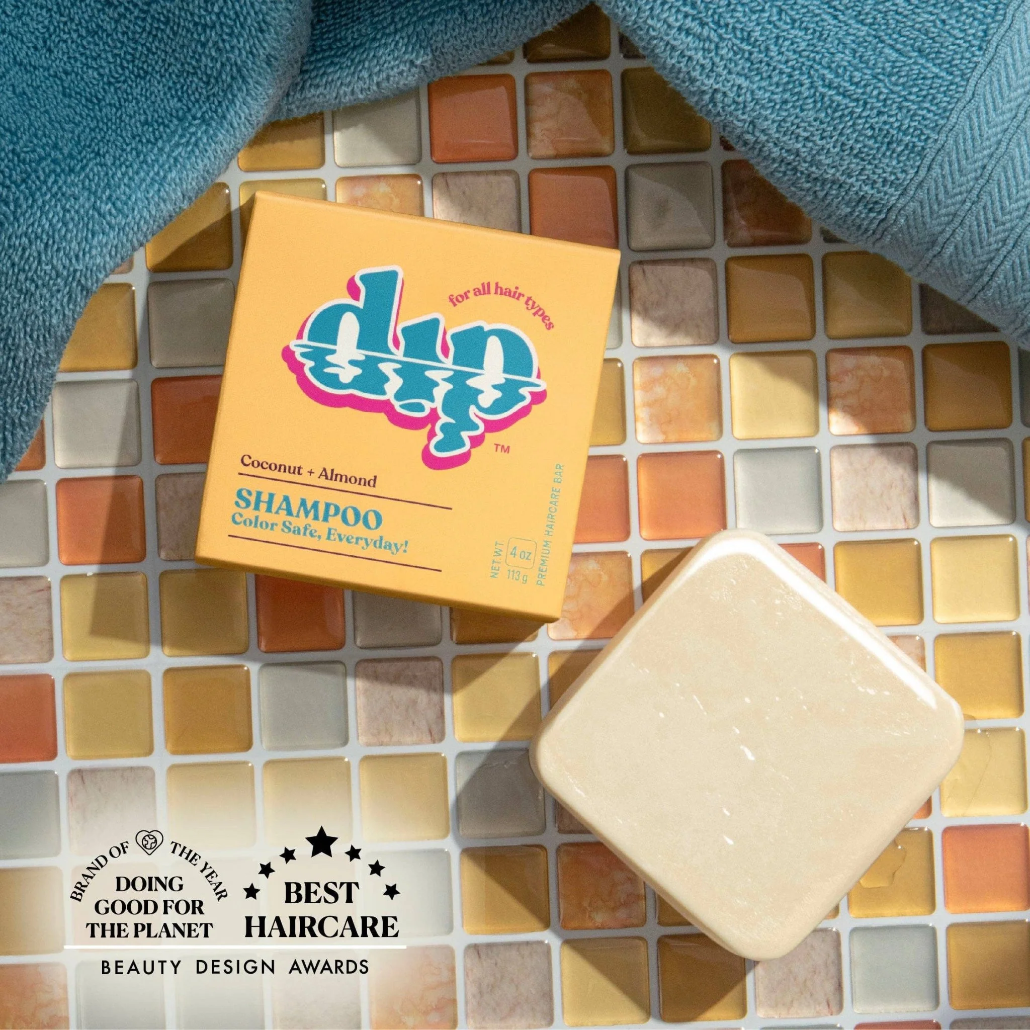 Color Safe Shampoo Bar for Every Day | Coconut & Almond - Image 3