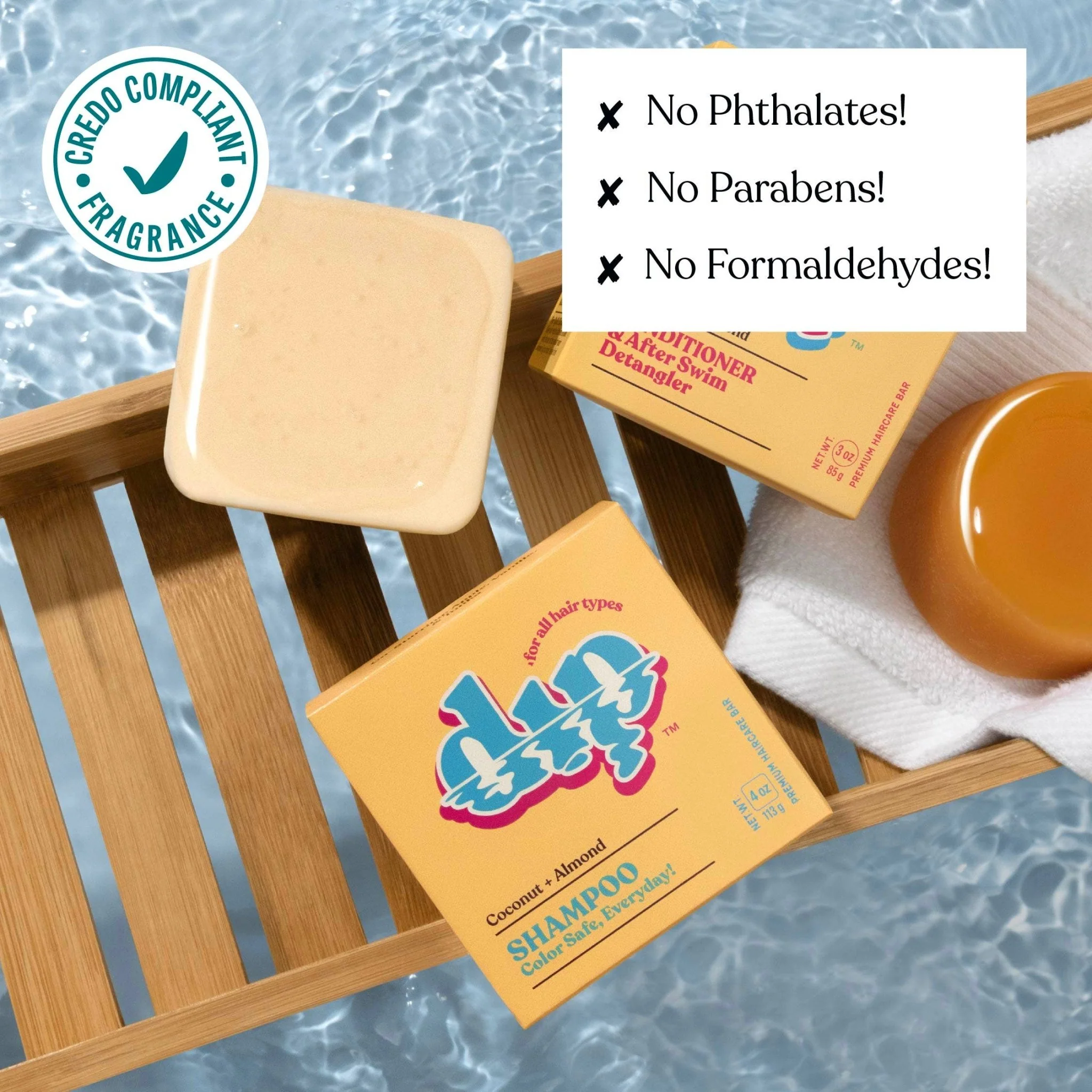 Color Safe Shampoo Bar for Every Day | Coconut & Almond - Image 6