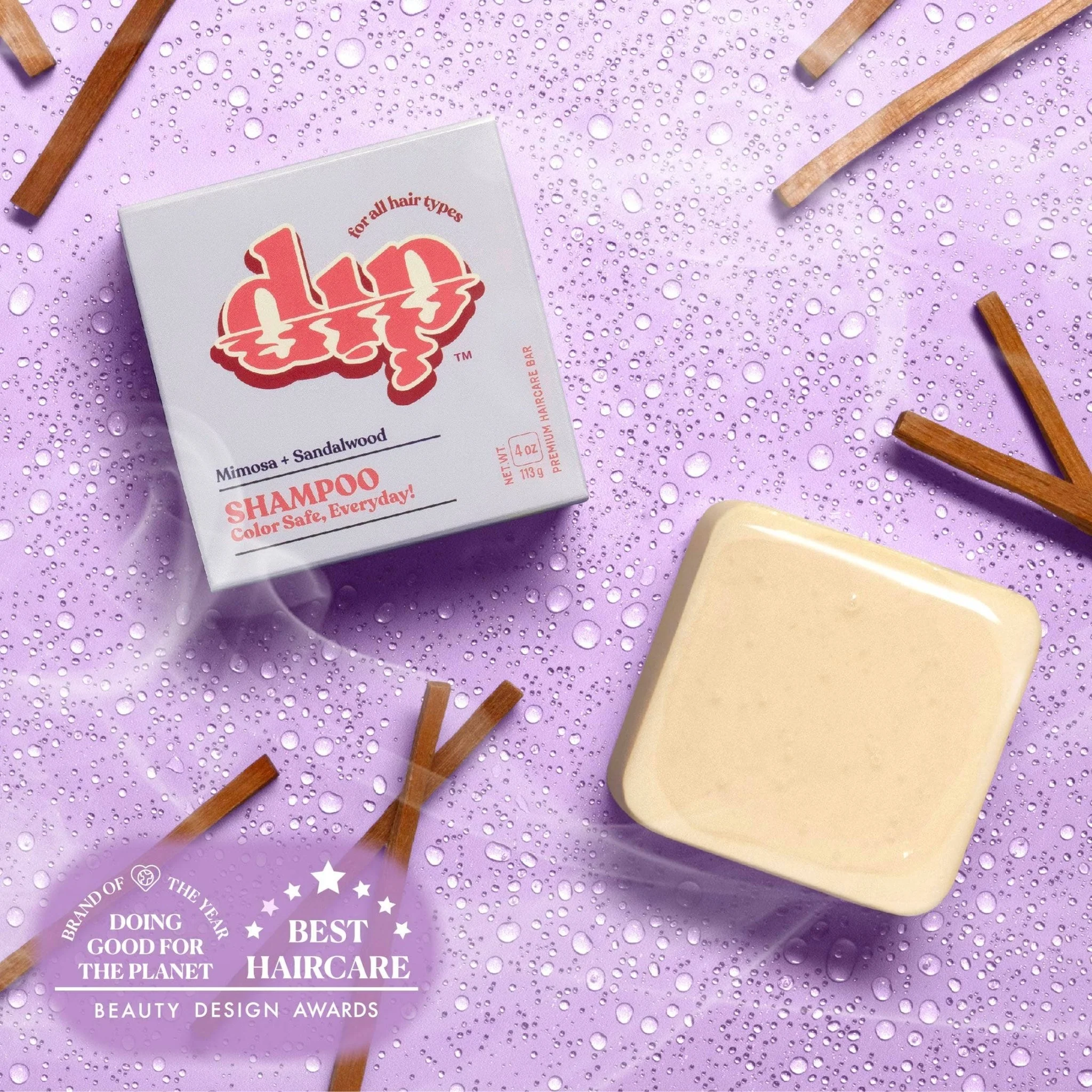Color Safe Shampoo Bar for Every Day | Mimosa & Sandalwood - Image 2