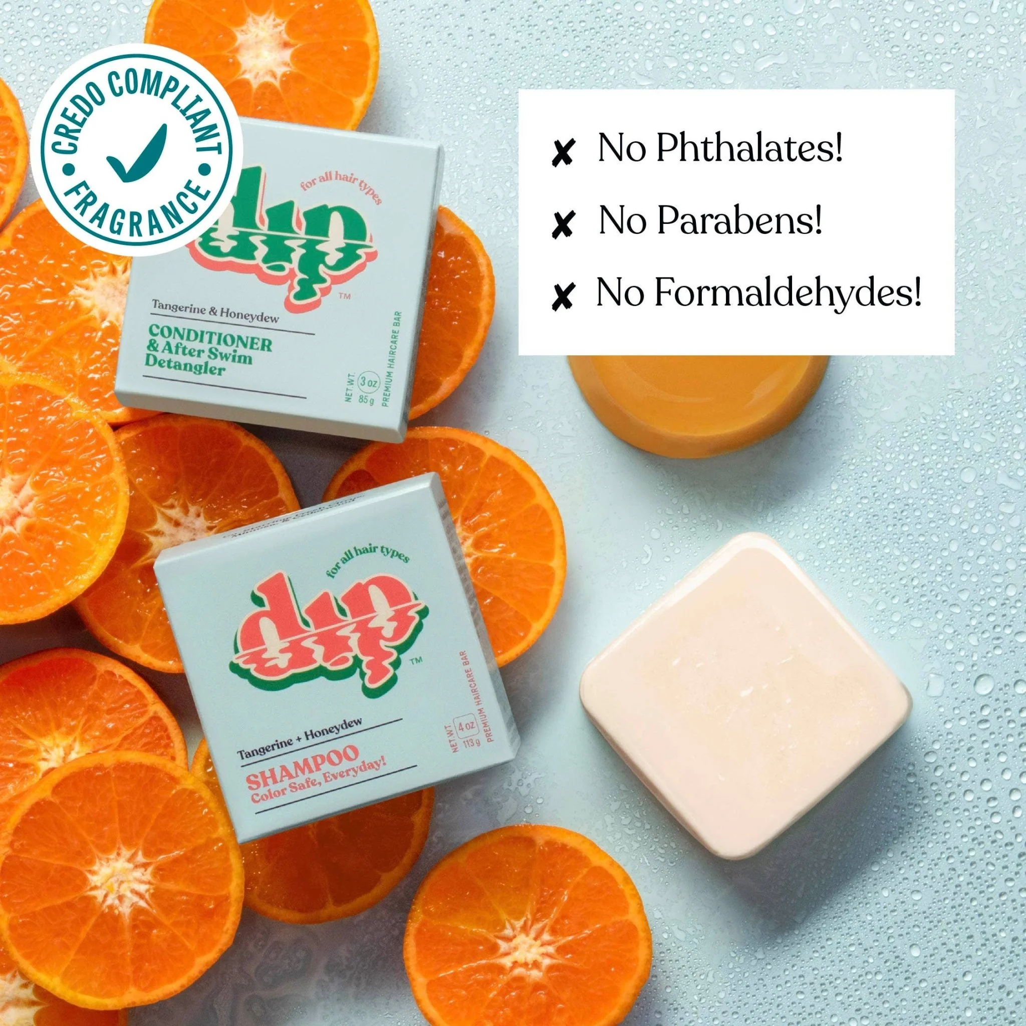 Color Safe Shampoo Bar for Every Day | Tangerine & Honeydew - Image 5