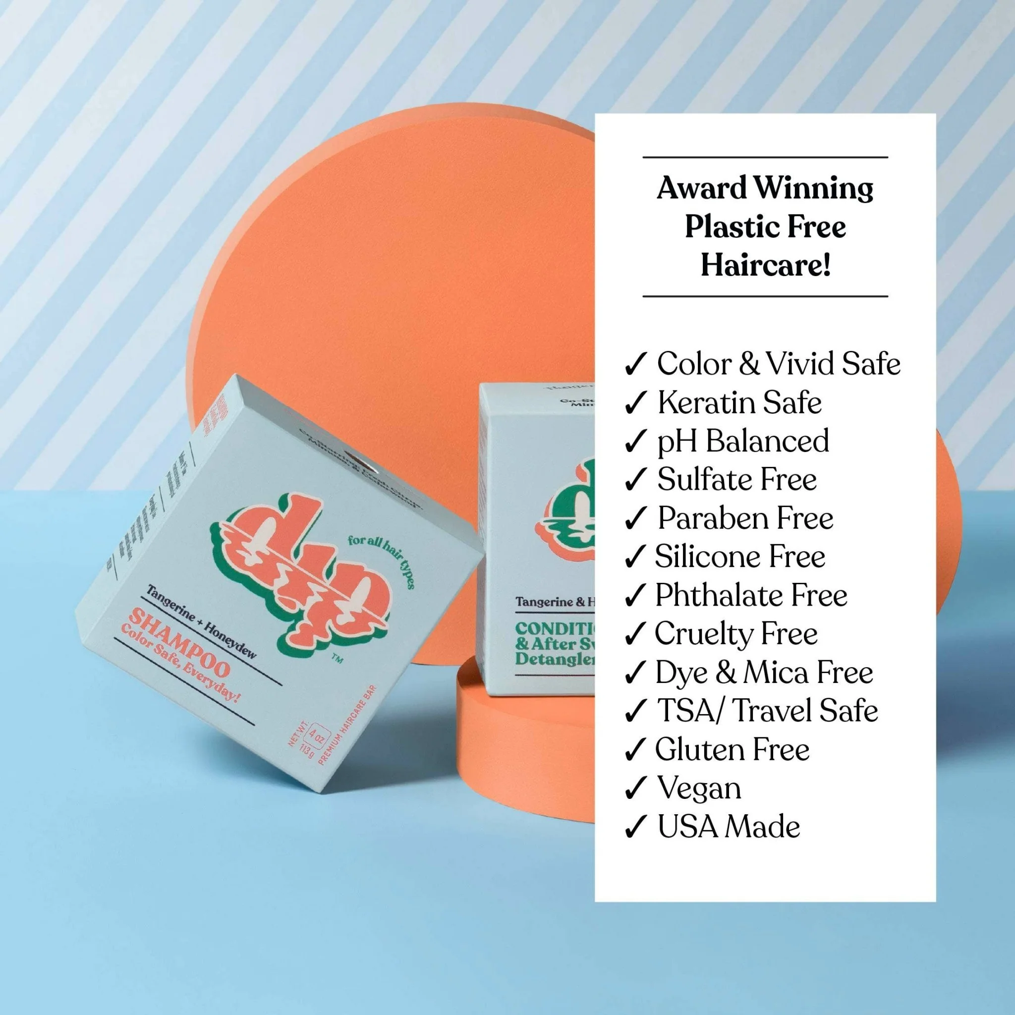 Color Safe Shampoo Bar for Every Day | Tangerine & Honeydew - Image 7