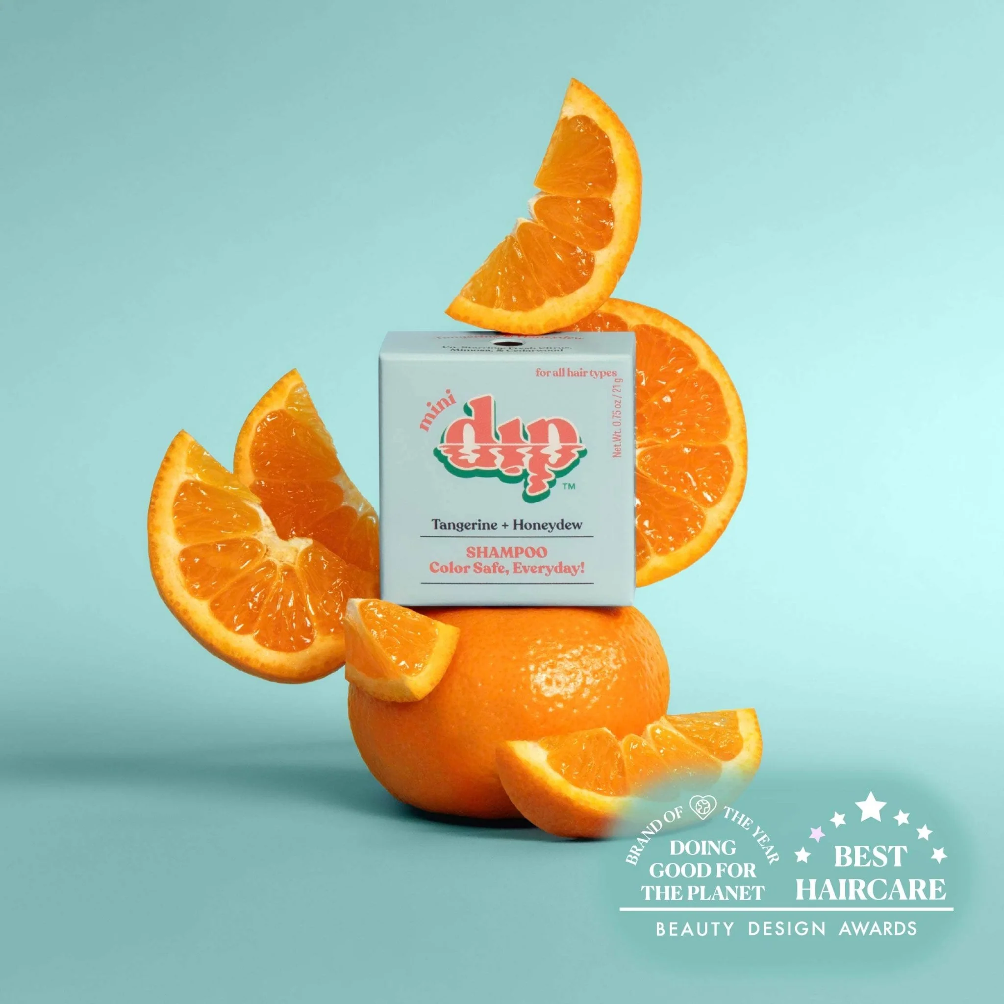 Color Safe Shampoo Bar for Every Day | Tangerine & Honeydew - Image 8